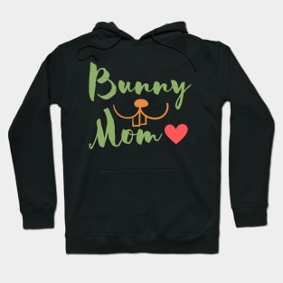 Bunny Mom with a little heart Hoodie